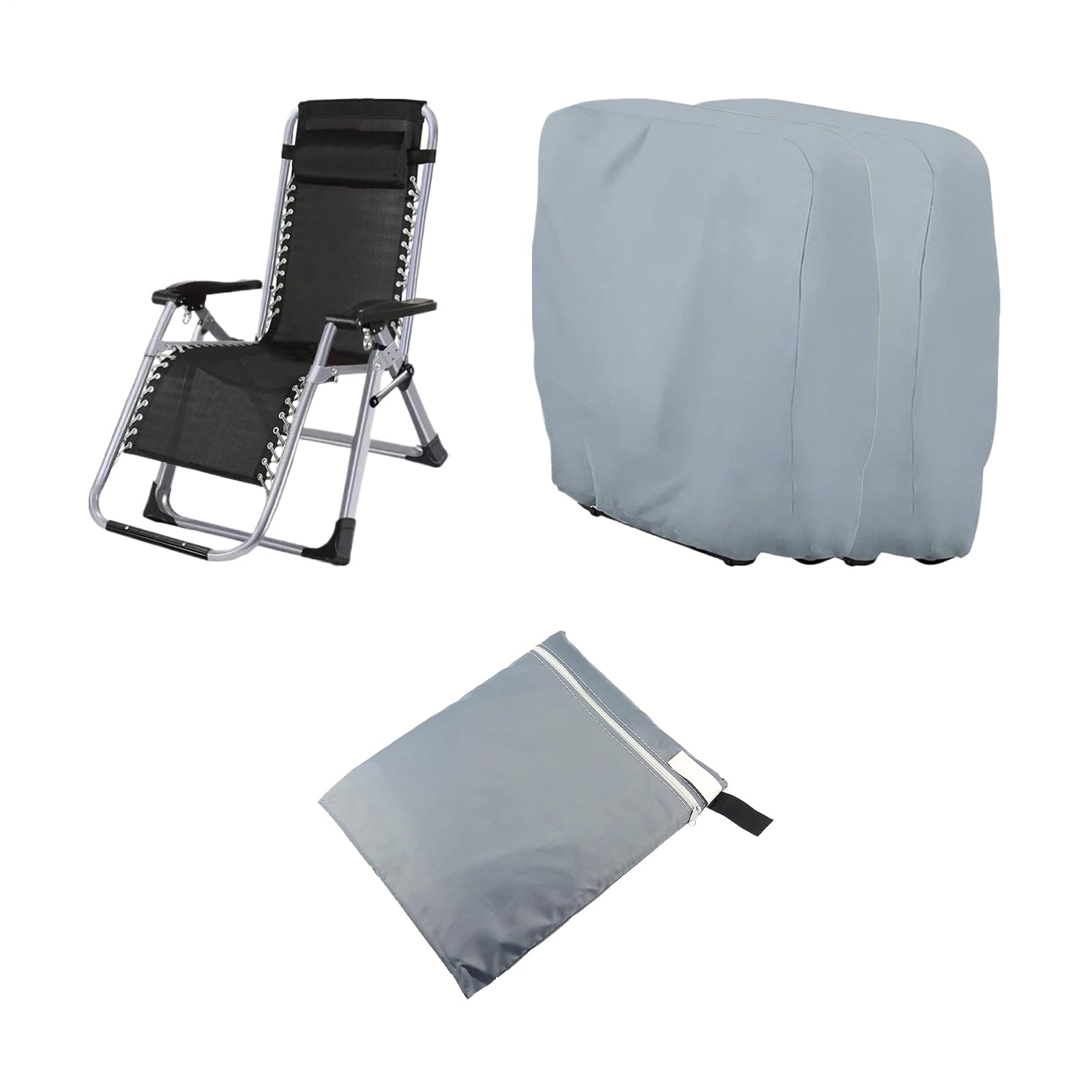 Fundas Para Sillas Plegables De Jardín Cubierta Impermeable De 2 Piezas