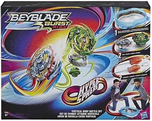 Beyblade Burst Rise Hypersphere Hypersphere Vertical Drop Set completo con