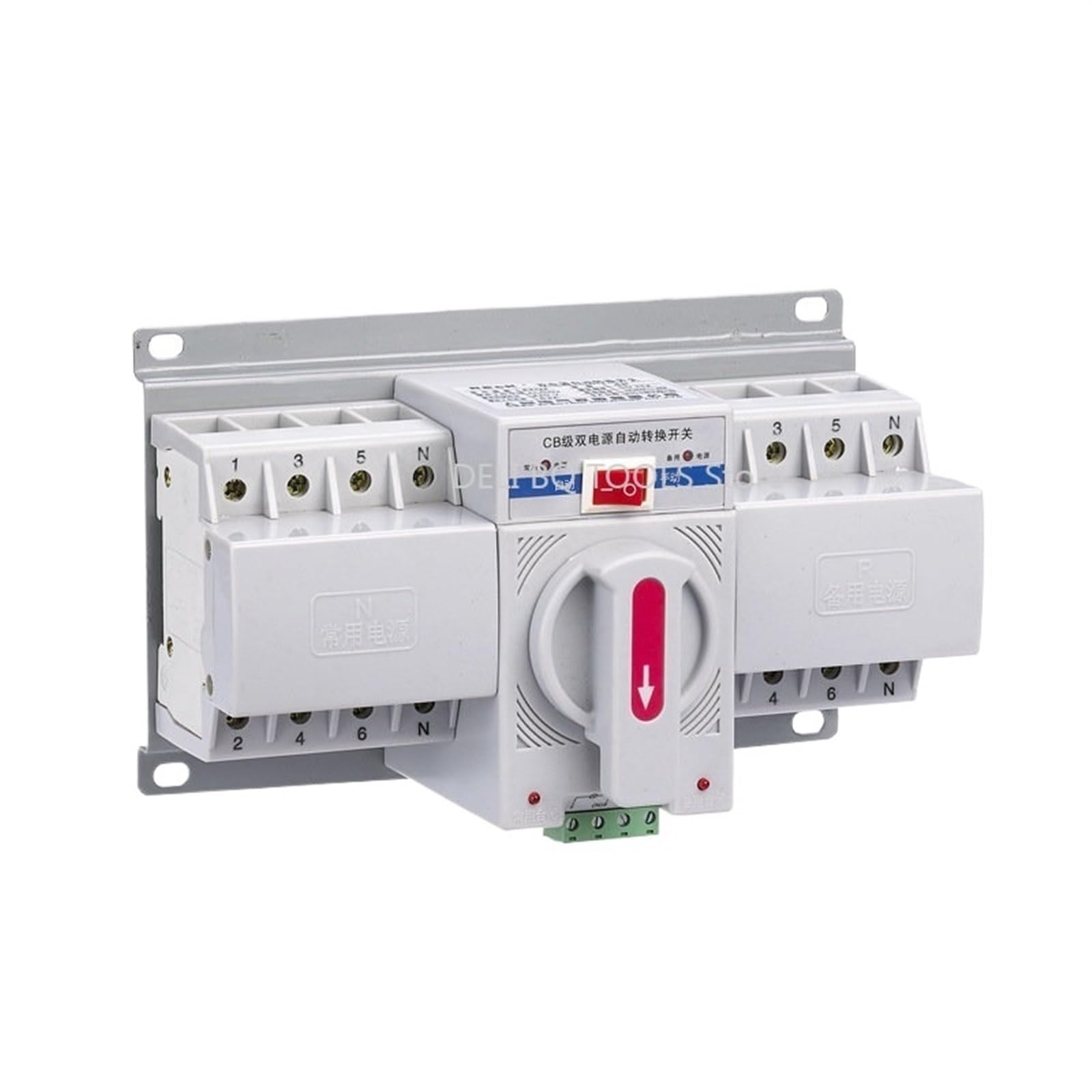 AWWVRLMM 3P 4P 16A -63A MCB Type Automatic ATS Dual Power Transfer Switch Circuit Breakers 380V(3P,16A)