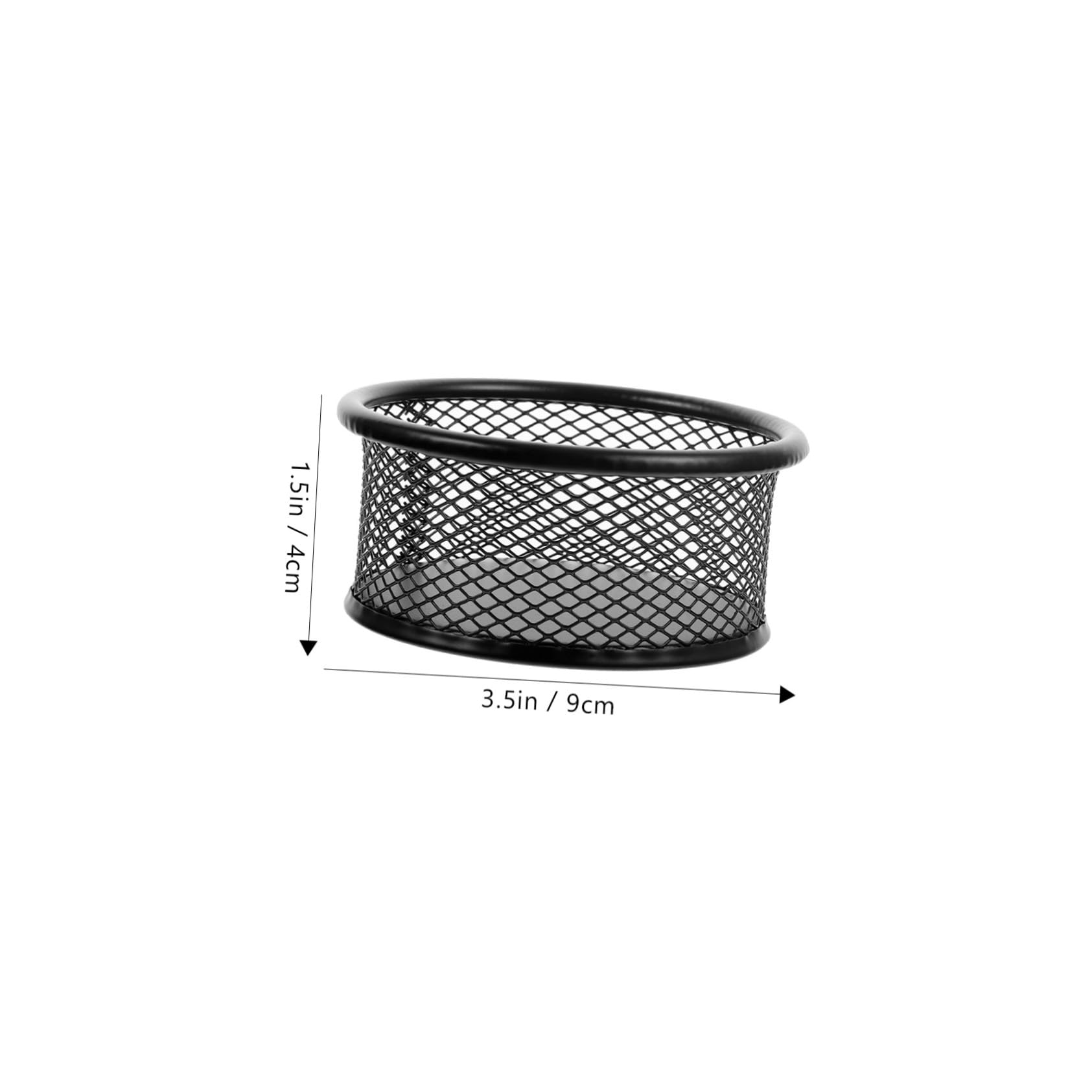 GANAZONO 12Pcs Mesh Paper Clip Holder Metal Binder Clip Dispenser for Desk Organization Versatile Storage for Paper Clips Thumbtacks and Office Supplies
