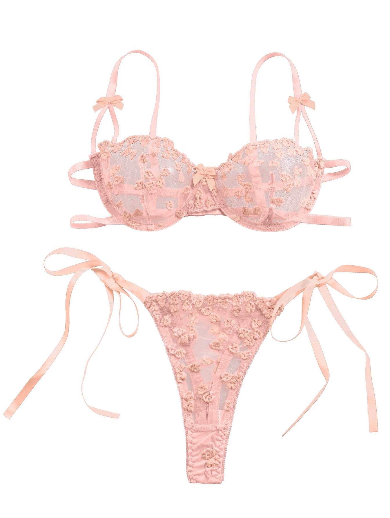 Lilosy Sexy Lingerie Set 2 Piece Women Bra and Panty