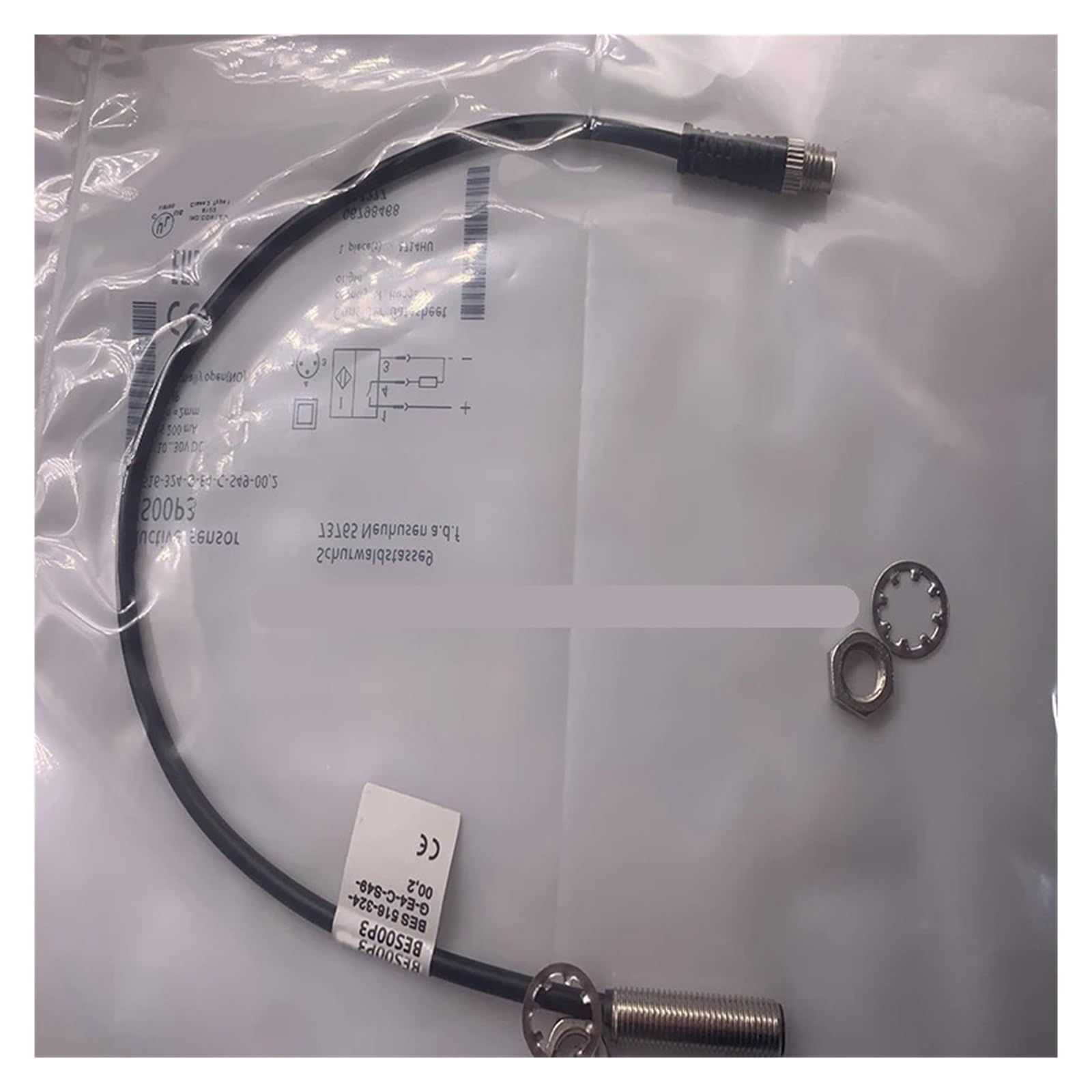 Tpkmvgap One Color 1Pcs Proximity Switch Sensor Bes000y M08ed-Psc40f-Bp02 Bes00p4 Bes516-324-G-E4-C-S49-00,3(M08ed-Psc40f-Bp02)