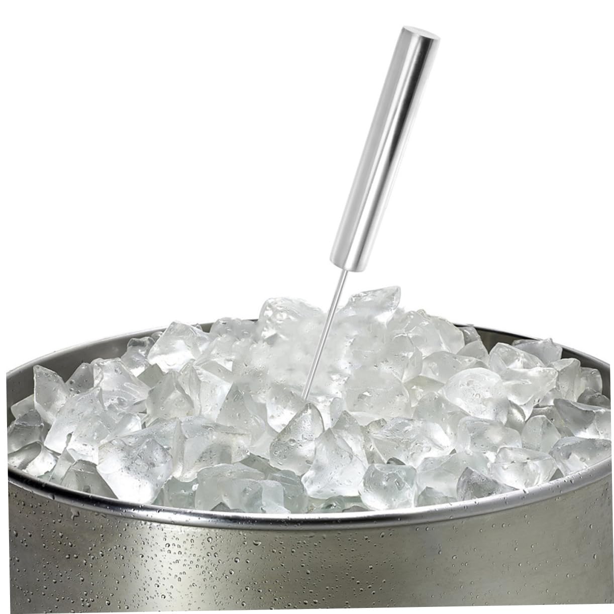ABOOFAN 2 Pz Rompighiaccio Strumento per Il Ghiaccio da Cucina Scalpello Freddo Tritaghiaccio per Uso Domestico Raschietto per Ghiaccio Mini Ghiaccio Silver Acciaio Inossidabile
