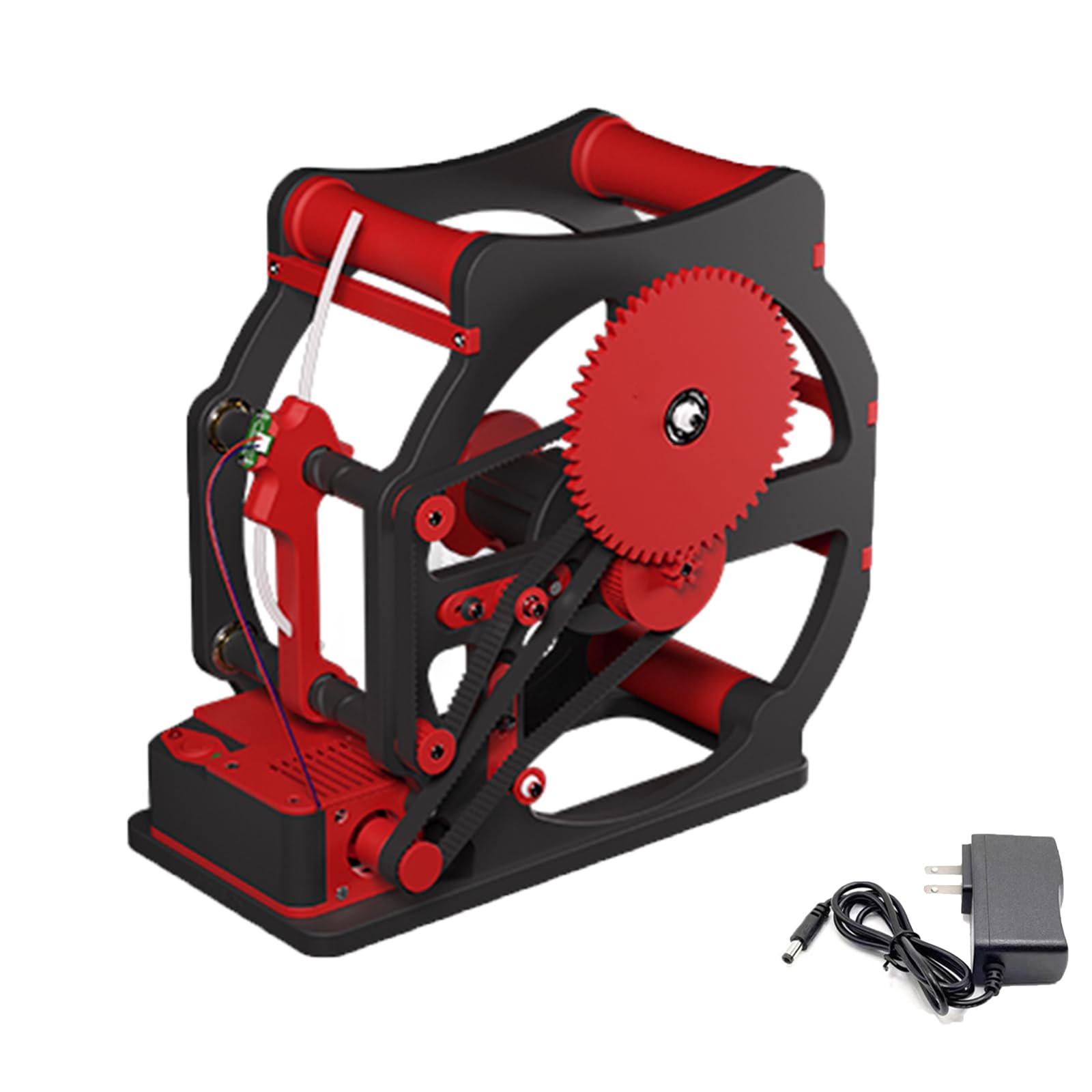Bobina eléctrica Rebobinador de filamento para impresora 3D, capacidad de bobina de 1 kg, arranque inteligente, velocidad ajustable, sin enredos, para soldadores de impresión