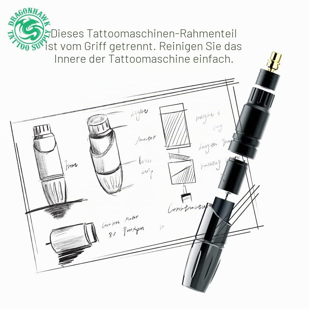 Mast Tour Rotations-Tätowiermaschine Für Microblading, Lippen, Eyeliner