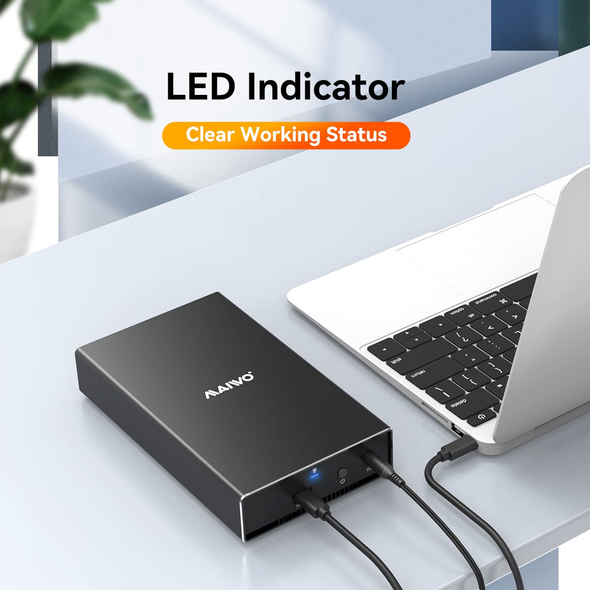 Amazon.co.jp: MAIWO SAS ハードドライブ - USB Cエンクロージャ