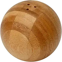 Mimo Style Saleiro de Cozinha Com Tampa Ecokitchen, Produzido em Bambu de, Resistente, Durável e 100% Ecológico, Sua Tampa Giratória Dispõe de Imã Para Melhor Vedação