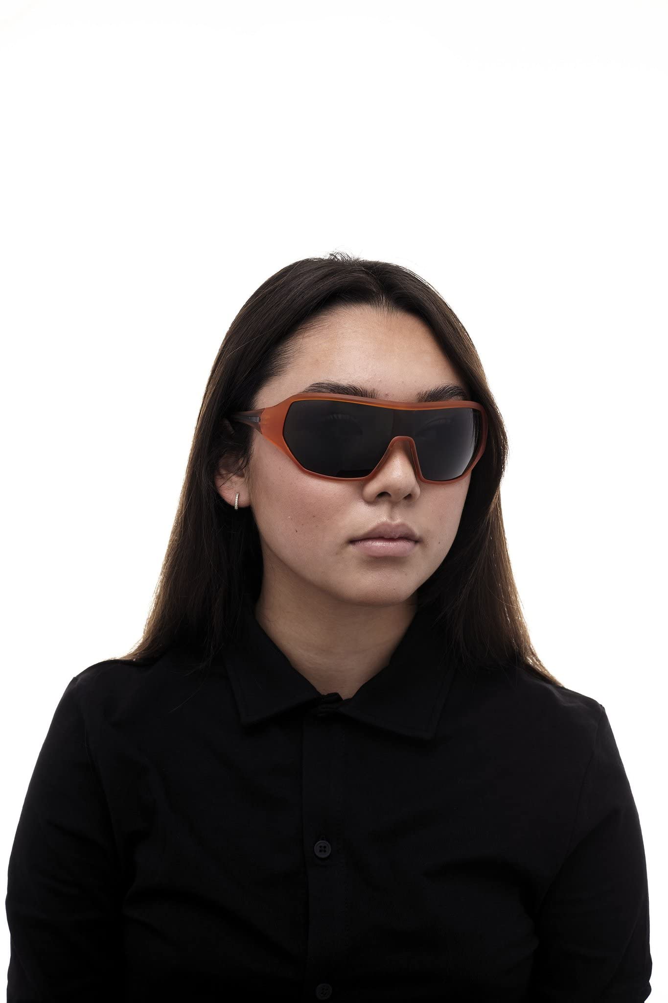 Formula 1® Hooked Up 70 Lunettes de soleil de sport avec verres anti-reflets gradués Protection UVA/UVB, Orange cristal.