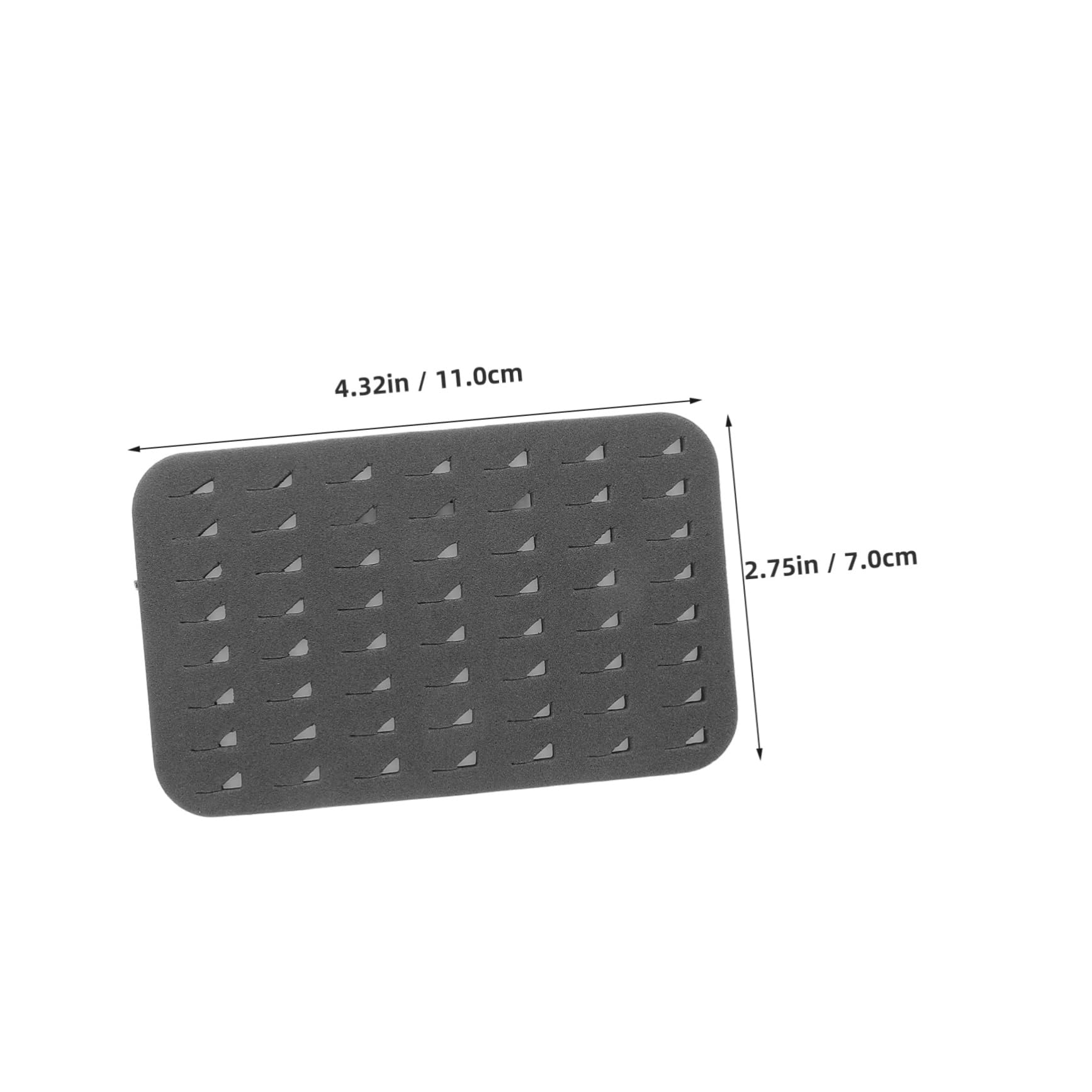 BCOATH Compact Fishing Organizer Fly Fishing Gear Storage Foam Inserts and Nonslip Design