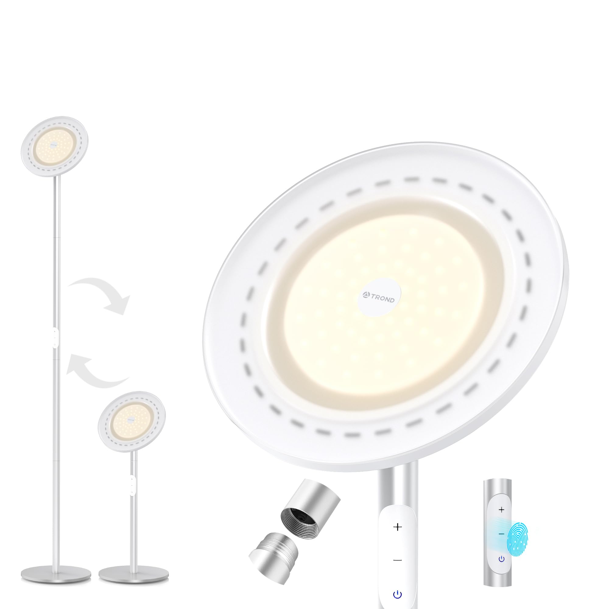 Amazon.co.jp : TROND LEDフロアランプ 調光機能付き 30W 3000K 温白色