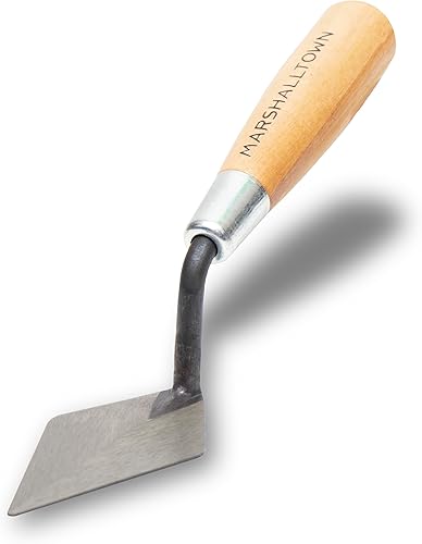 MARSHALLTOWN Archaeology - Paleta para señalar, hoja de patrón londinense de 4 x 2 pulgadas, acero de alto carbono, mango de madera, fabricado en