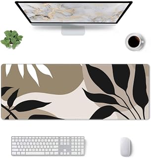 05 Boho Desk mat,XL Mouse Pad,Aesthetic Mouse pad,Boho Mouse pad,Neutral Mouse Pad,Boho Office Supplies,Boho Desk Accessories,11.8 * 31.5 Inches