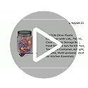 Image of MILTON Olive Airtight Containers with Spoons for Kitchen Storage, Food Grade, BPA-Free Plastic, Stackable & Transparent Organizer Jar, Masala Dabba, Ideal for Tea, Coffee, Sugar, Dry Fruits, Snacks