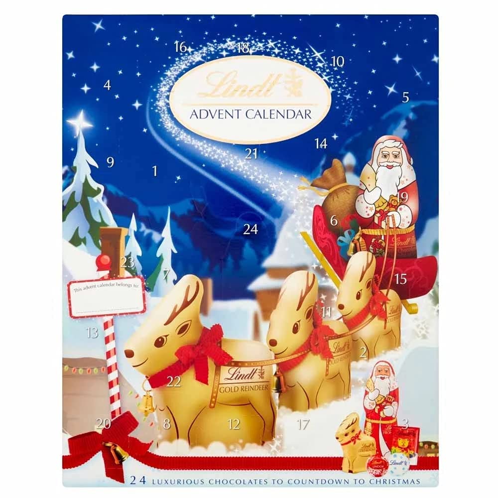 Lindts Calendario dell'Avvento 160 g