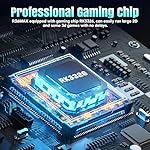 R36MAX Handheld Game Console,4.0 Inch IPS Screen Linux System with 64GB TF Card,Retro Gaming Console Built in 18000+ Games,Portable Handheld Video Games for Adults,4000mAh Battery (Black) - Image 5