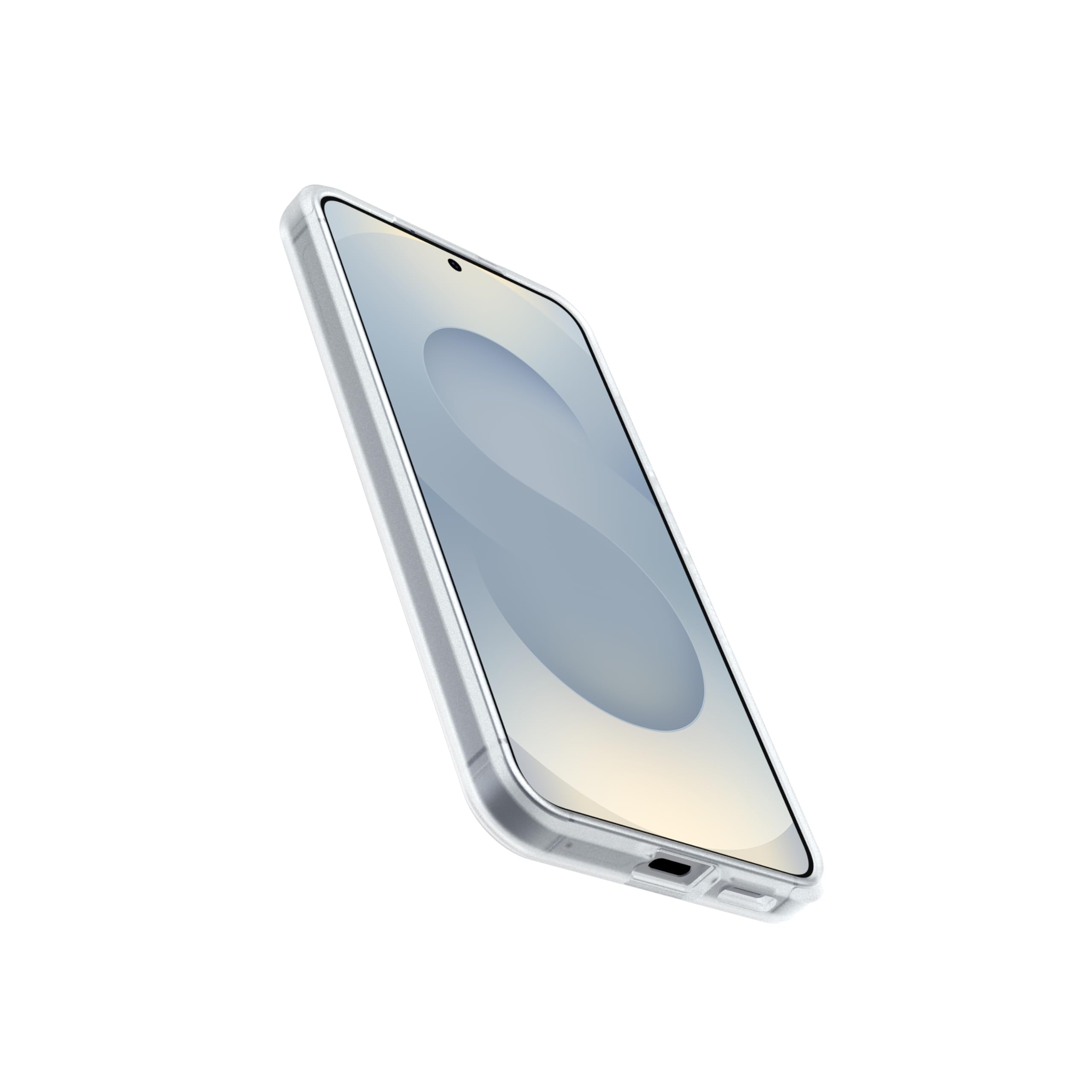 Cover per Samsung Galaxy S25 OtterBox React Series, resistente a shock e cadute fino, cover ultrasottile, testata a norme MIL-STD 810G, Trasparente