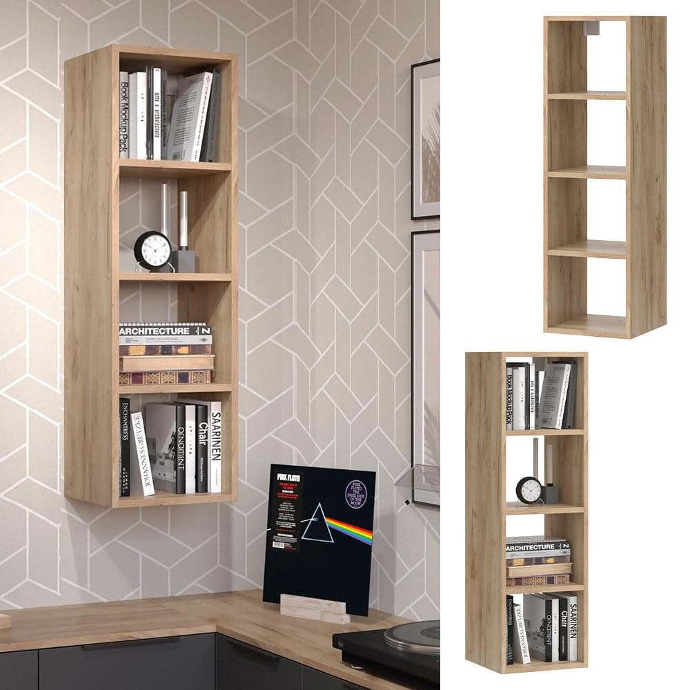 Vicco Étagère Murale Wido, Anthracite, 30x100cm