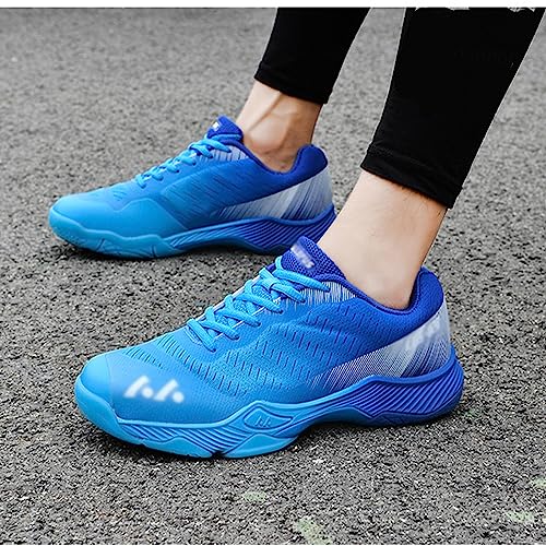 Zapatillas de bádminton para horma ancha que alivian la presión al jugar tenis 3