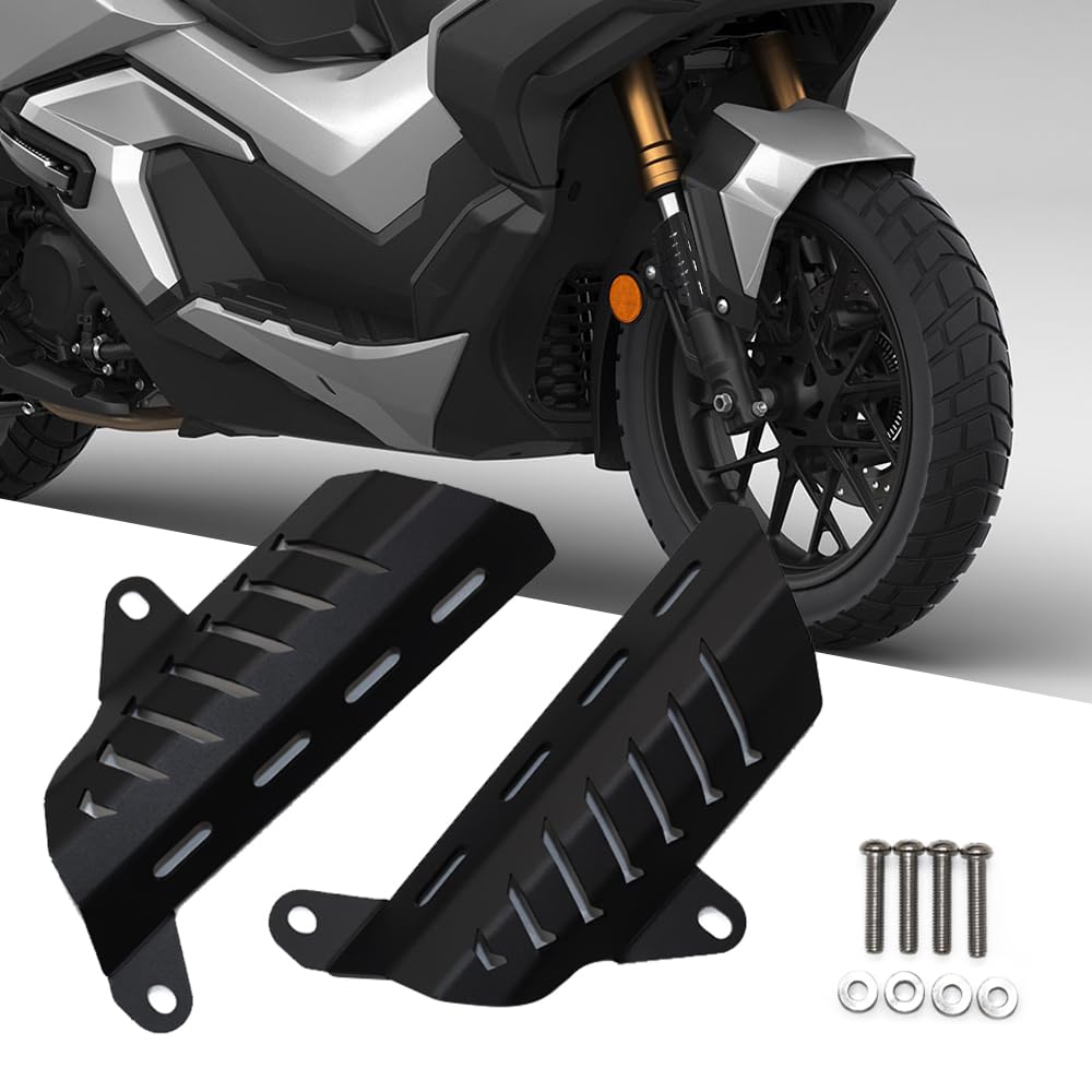 Protettori della forcella anteriore Copertura delle protezioni della forcella per motociclette Copertura protettiva dell'ammortizzatore ADV350 ADV 350 2023 (Nero)