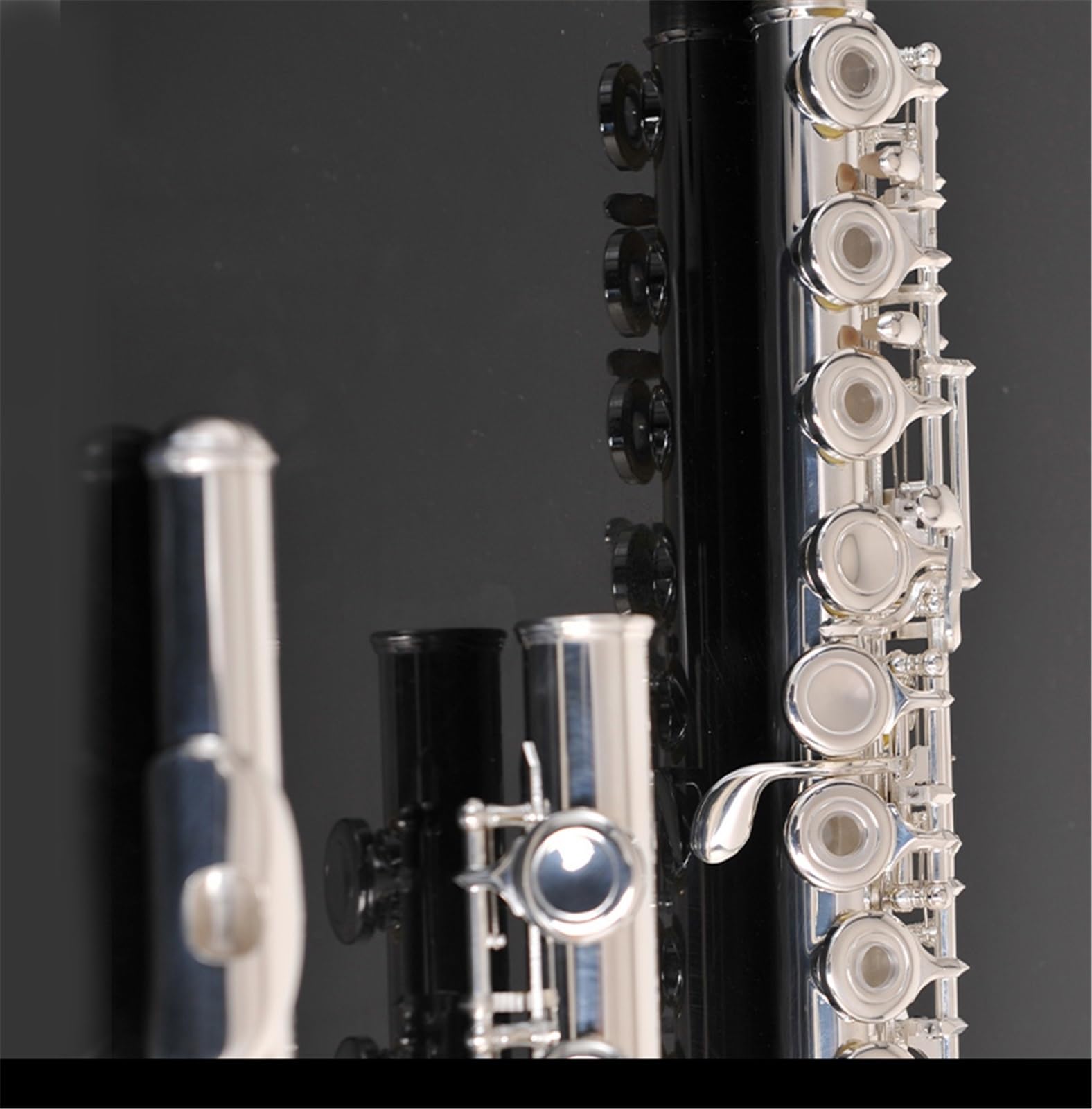 flauto traverso Flauto C-key Flauto Placcato Argento Rame Bianco 16 Fori 17 Fori Aperti E Chiusi(16 holes)