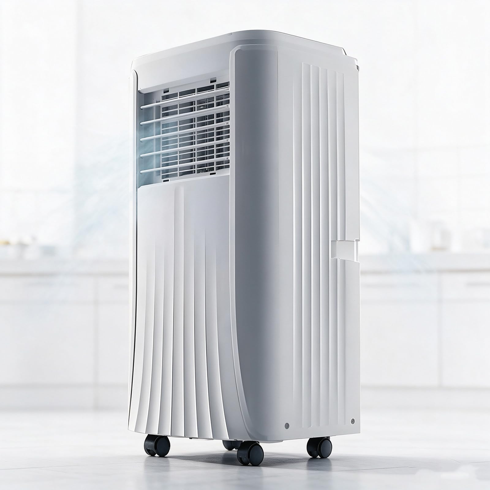 Condizionatore d'Aria Portatile 12000 BTU, unità 3-in-1 con Raffreddamento, con Telecomando, Deumidificatore e Ventilatore per Casa, Ufficio, Camper e Campeggio