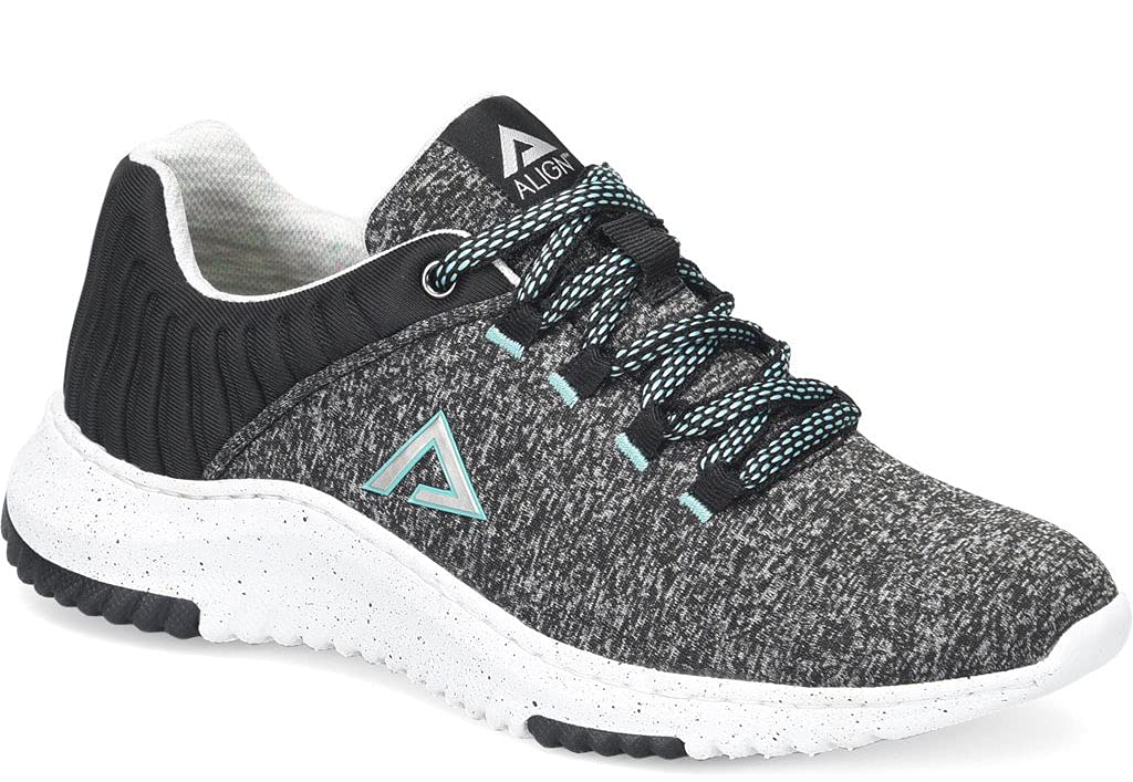 Nurse Mates Align Women's Elin Black Grey 8.5 B(M) US
