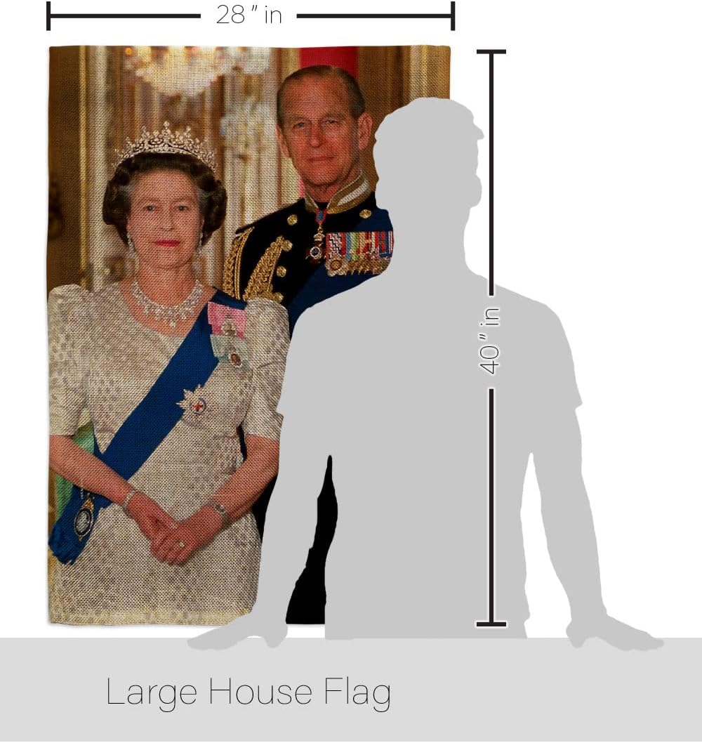 British Remarkable Couple House Flag - Sweet Life Sympathy Remembrance Memorial Bereavement Love Support Emotion Postive - Decoration Banner Small Garden Yard Gift Double-Sided Made in USA 28 X 40