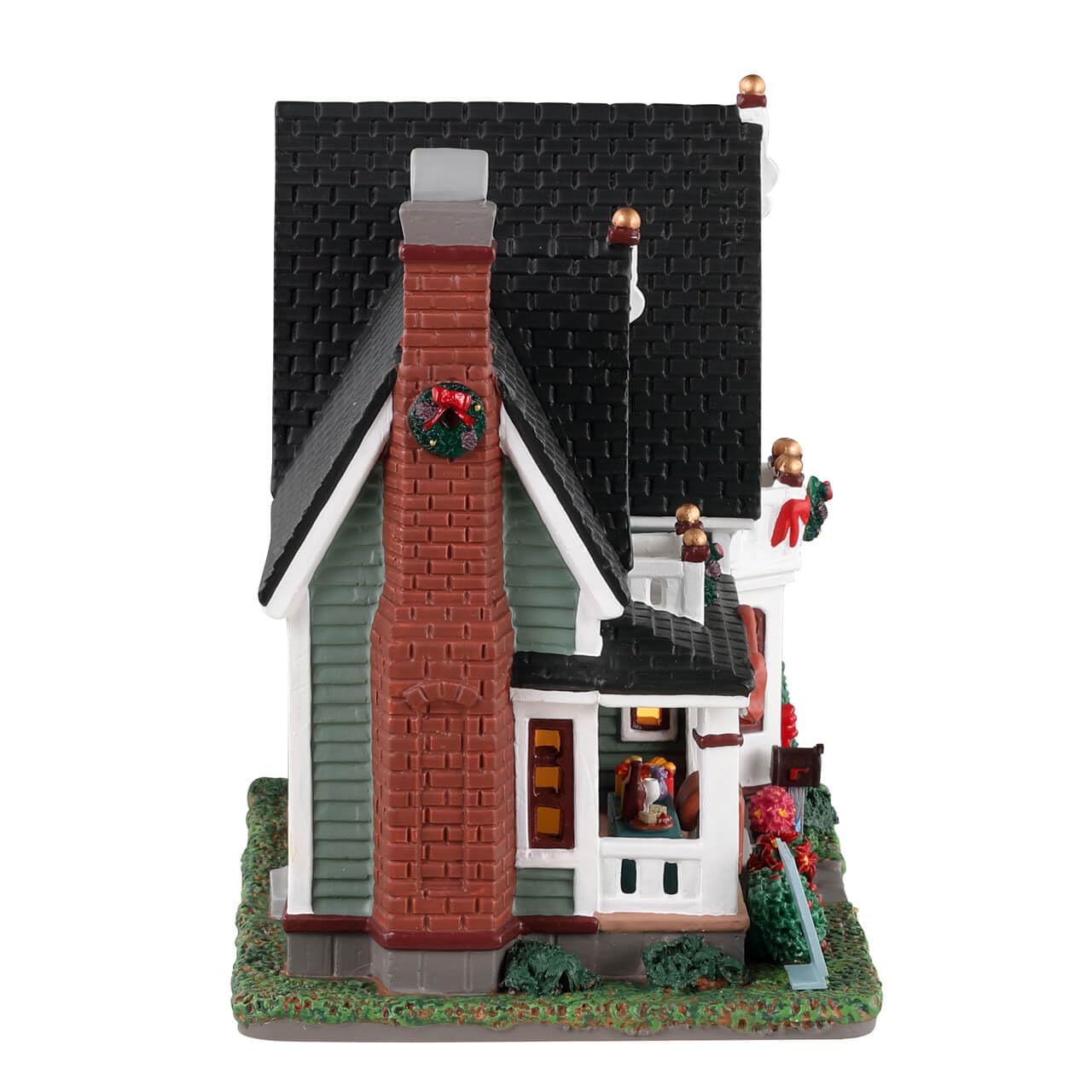 Lemax 35048 - Bâtiment Illuminé Caddington Village 'The Bell & Feather' - Décoration Village Miniature Avec Lumières