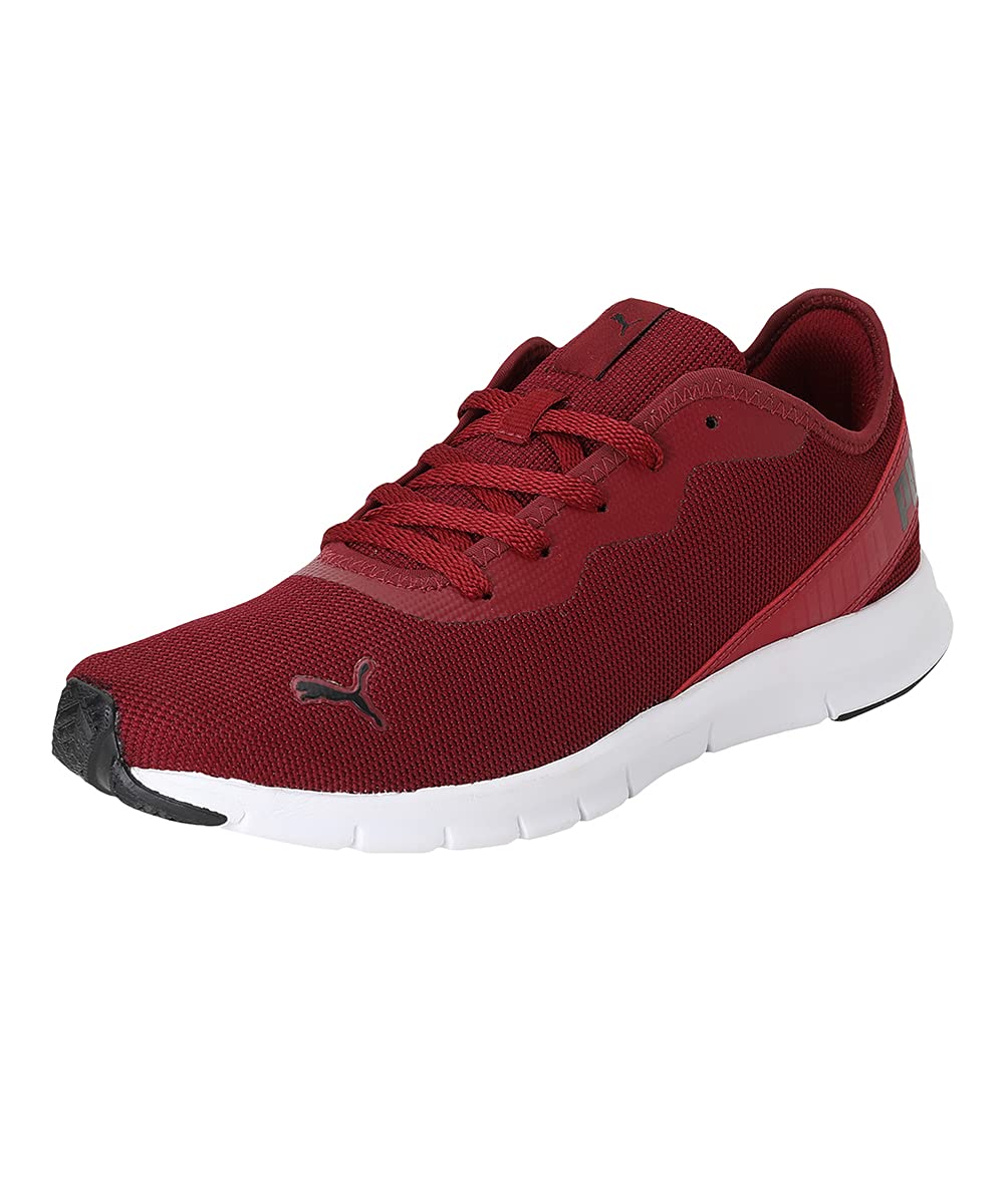 PumaMen's Hustle V2 IDP Rhubarb Black Shoe-9 UK (38692209)