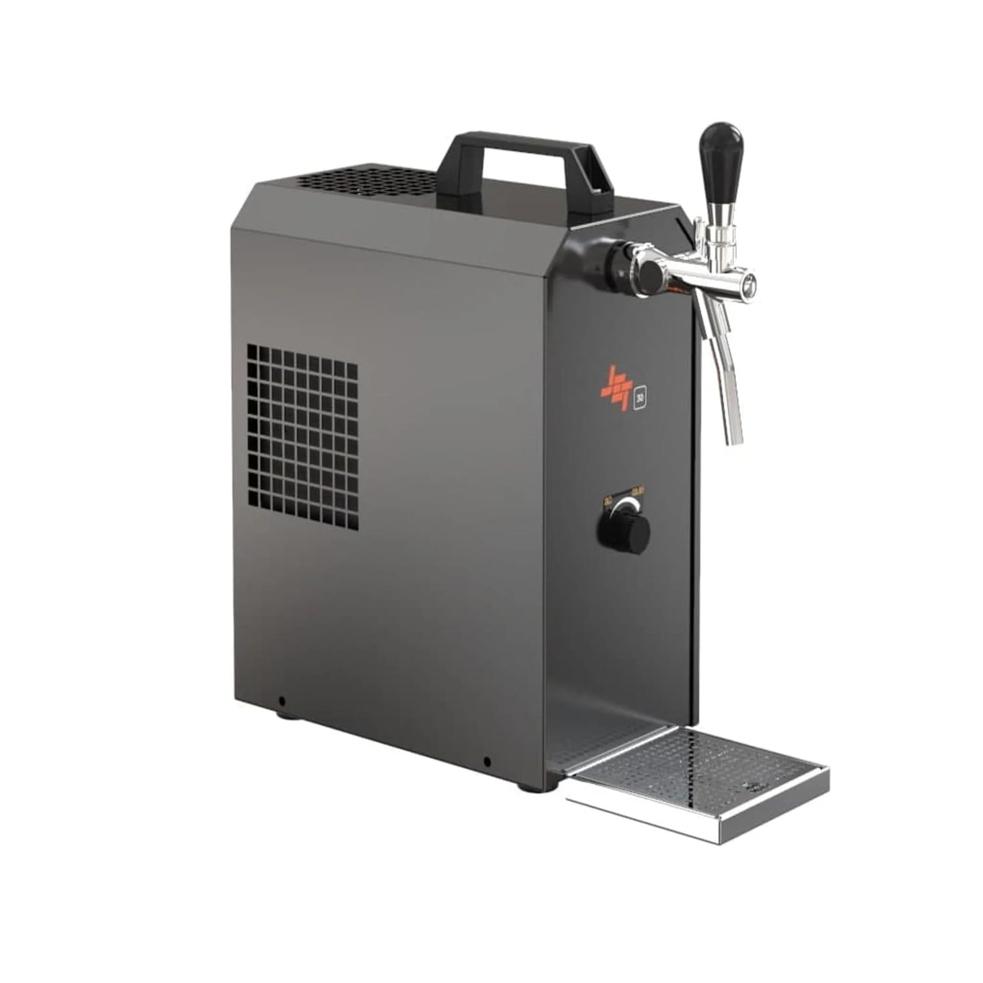 Kit completo sistema de tiro de cerveza Jet 30, caja enfriadora de cerveza, enfriador en línea, enfriador seco, 35 l/h, con compresor de aire y juego de todo cabezal