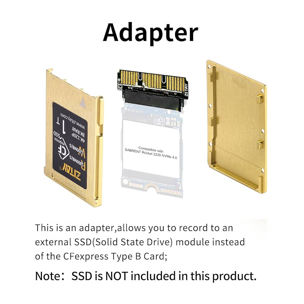 Amazon.com: ZITAY CFexpress Type B Card to NVME M.2 2230 SSD