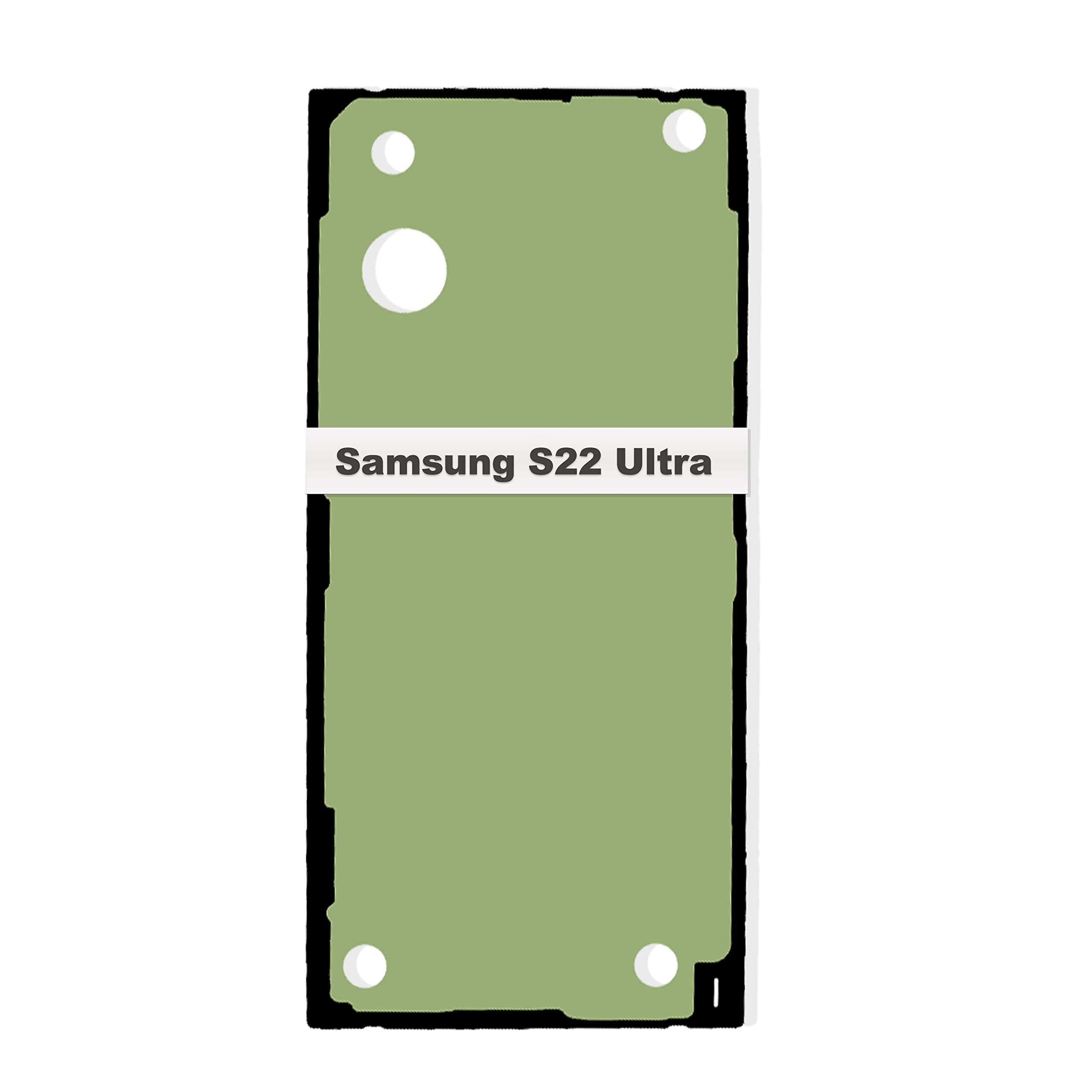 IS-TECK Battery Cover Adhesive Compatible with Samsung Galaxy S22 Ultra S908 Adhesive Tape Seal Strip Film Back Cover
