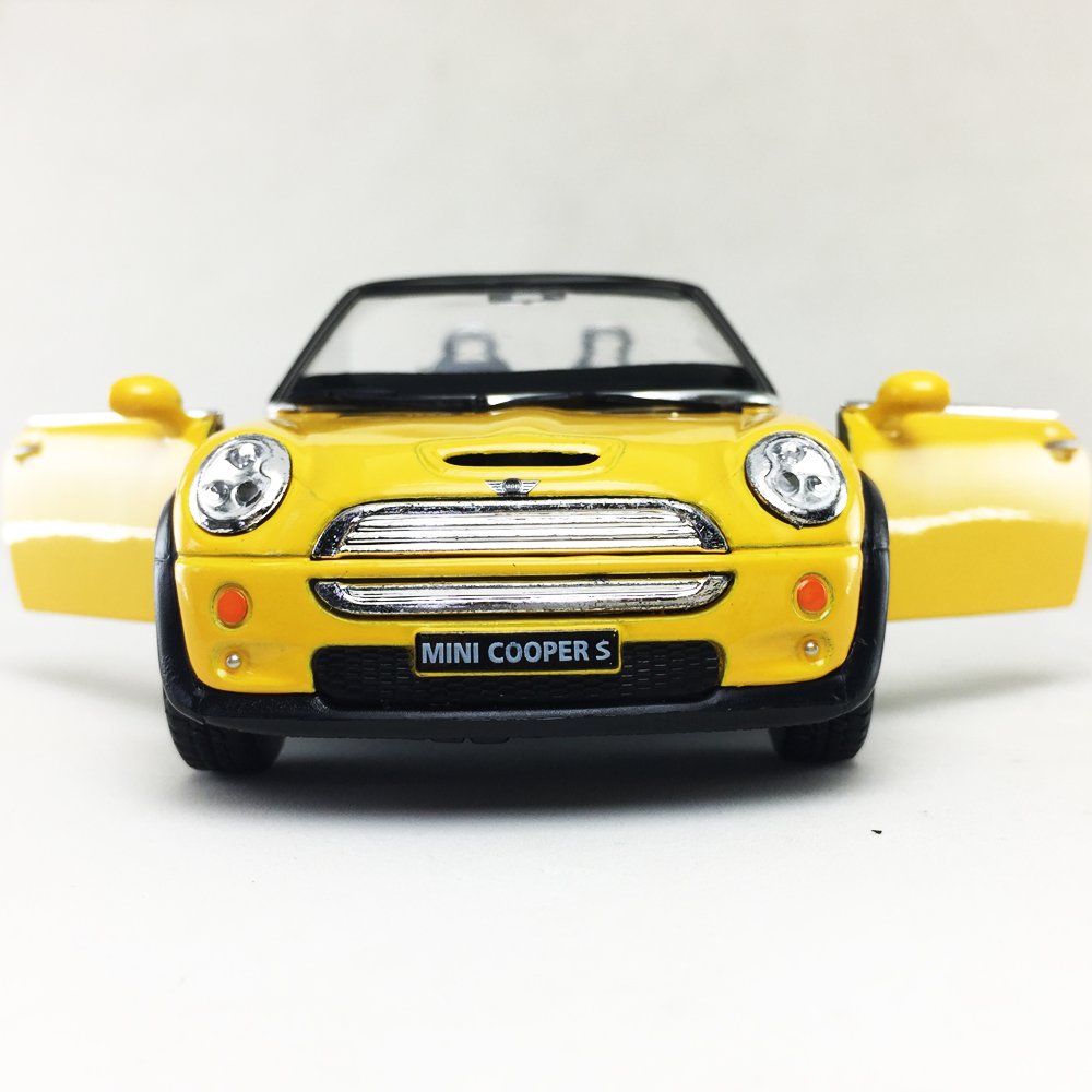 Mini Cooper Toy Car Kinsmart 1:28 Scale Mini Cooper S Diecast Model Toy ...