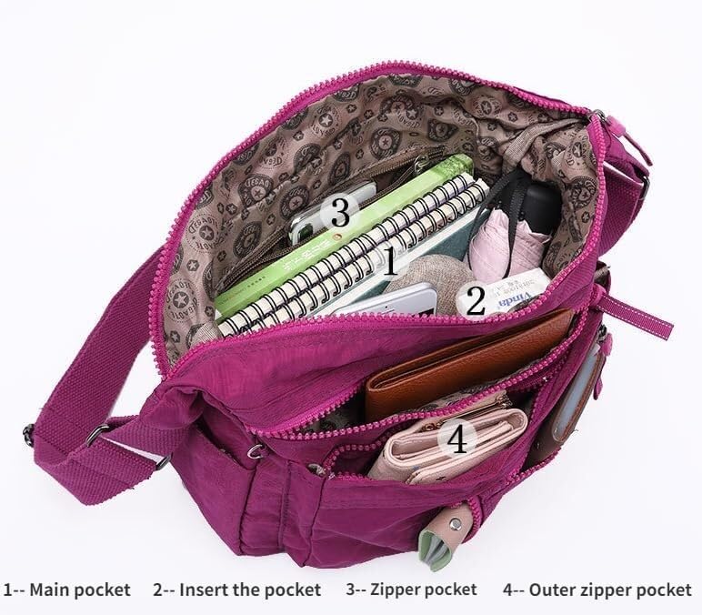 Messenger Bag Nylon Crossbody Bag Therian Clothes Grunge Y2k Bag Nylon Bag Trashy Y2k4