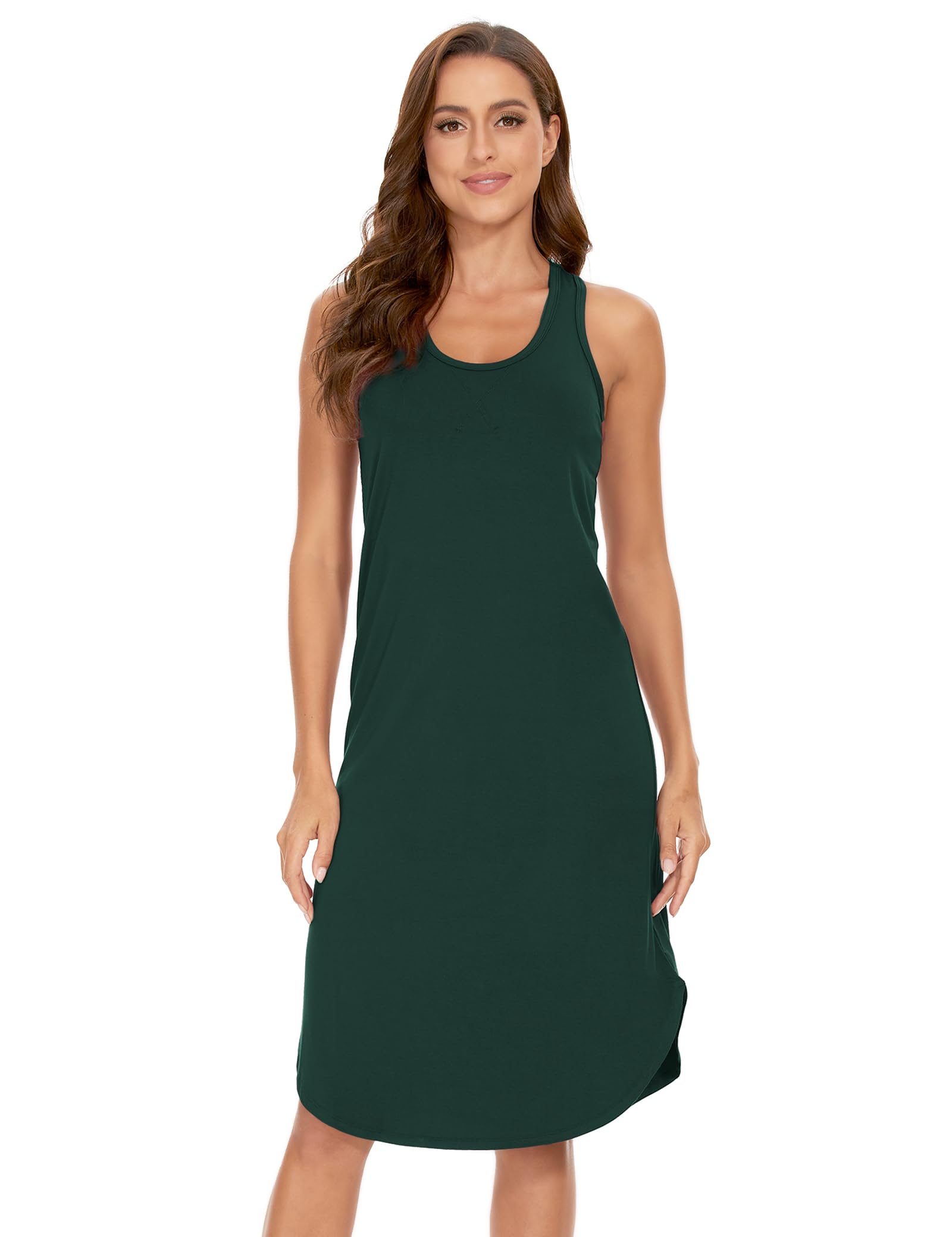 GYS Women's Bamboo Viscose Nightgown Racerback