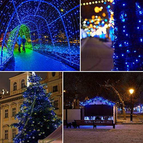 Vmanoo Solar Outdoor String Christmas Lights 72Ft 200 Led 8 Modes Patio Lighting For Outside Yard Gazebo Party Wedding Tents Porch Xmas Garden Backyard Tree Decorations Indoor Balcony Decor Lights #TOP1