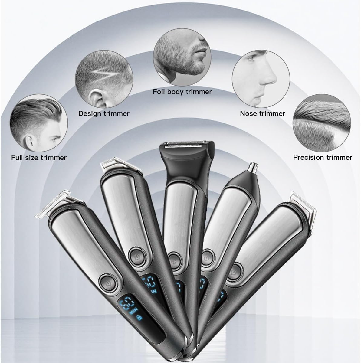 Hair for Men Adjustable Beard Trfor Body Groomer Electirc Shaver Facial Nose Ear TrEyebrow Rechargeable