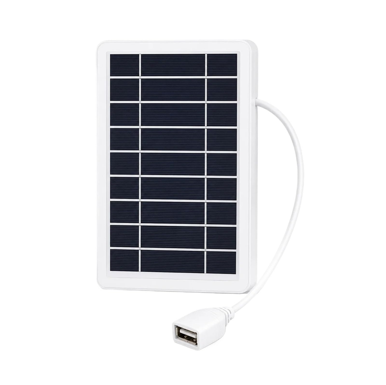 Panel solar portátil 2W 5V USB impermeable para kit de emergencia y senderismo al aire libre