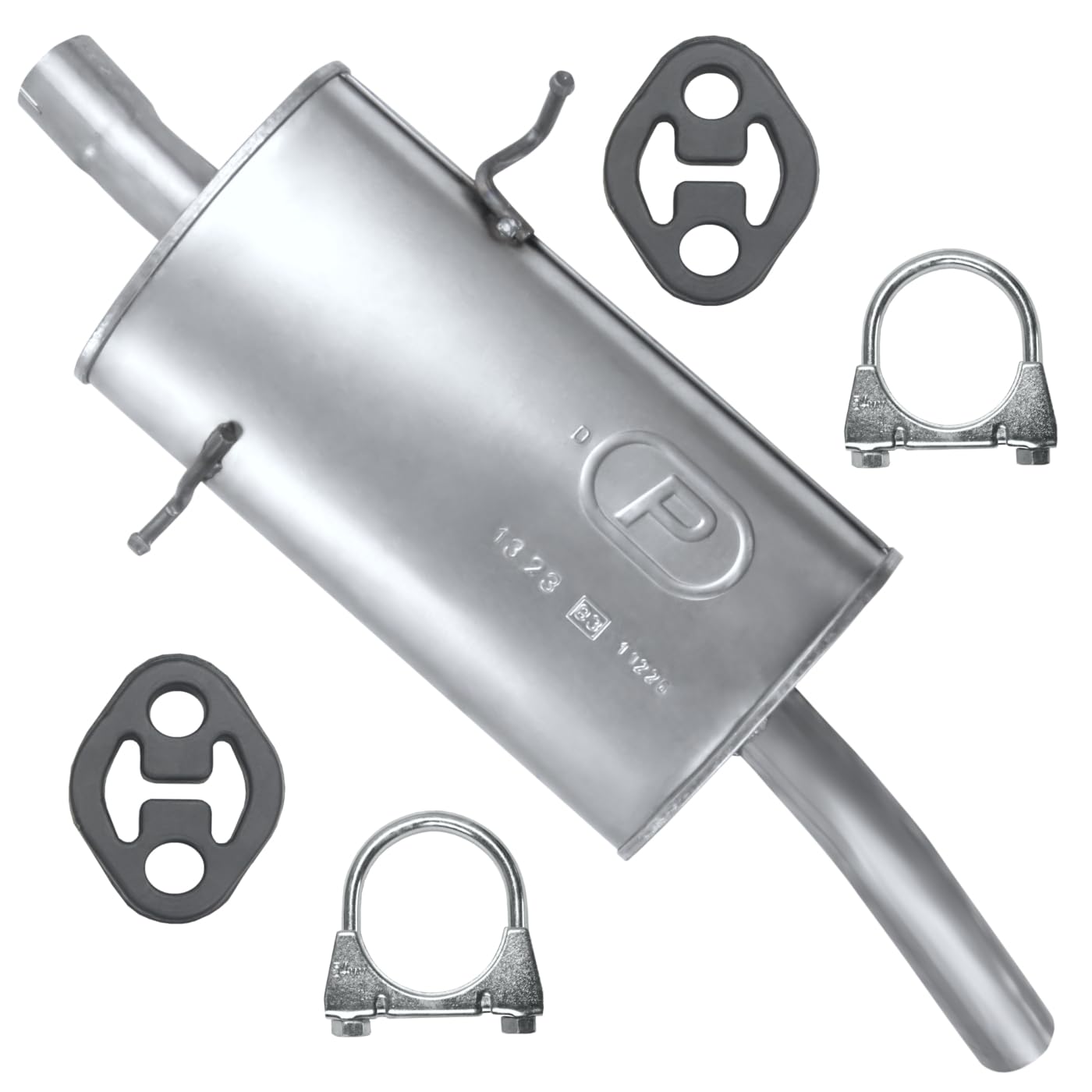 POLMOstrow Auspuff Mitteltopf für Mercedes A W169 2.0 CDI Fließheck 2004-06.2012