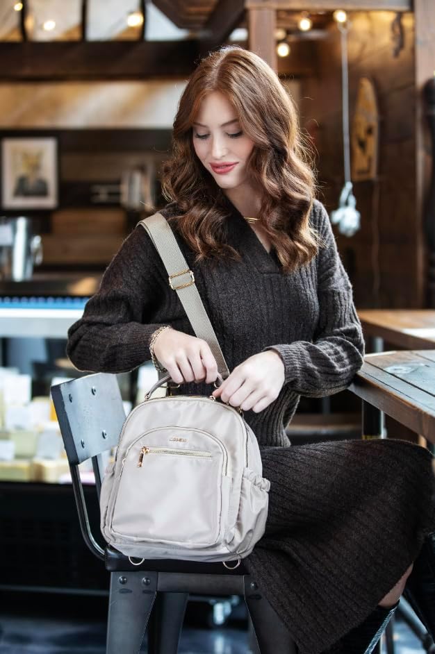 KEDZIE Aire Convertible Backpack Purse Fashion Crossbody Carry On Bag for Women - Image 8