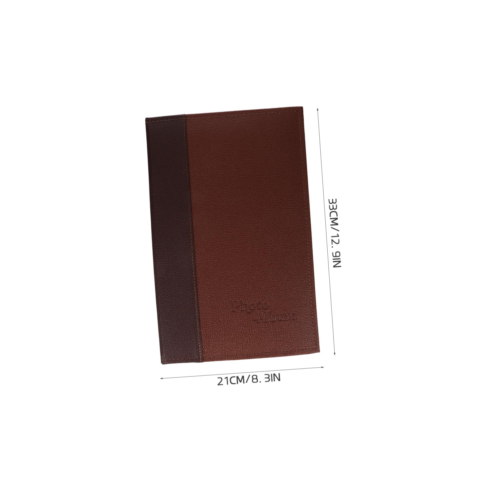 Gadpiparty Album Photo à Remplir en Cuir Pu avec Reliure Solide, Style Simple et Délicat, pour Anniversaire et Anniversaire, pour Familles et Amis