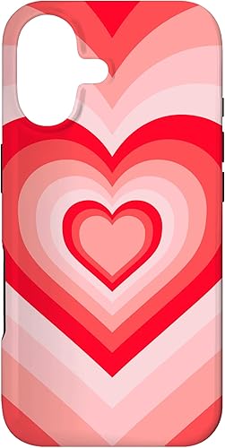 Love Heart Coffee Latte Red Cute Valentines Day Phone Case for iPhone 17