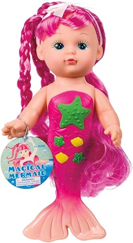 Muñeca de sirena Toysmith para la hora del baño (paquete de 2), Paquete de 10