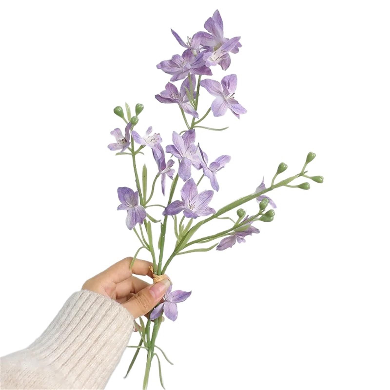 Künstliche Delphinium 10 Stück künstliches Delphinium