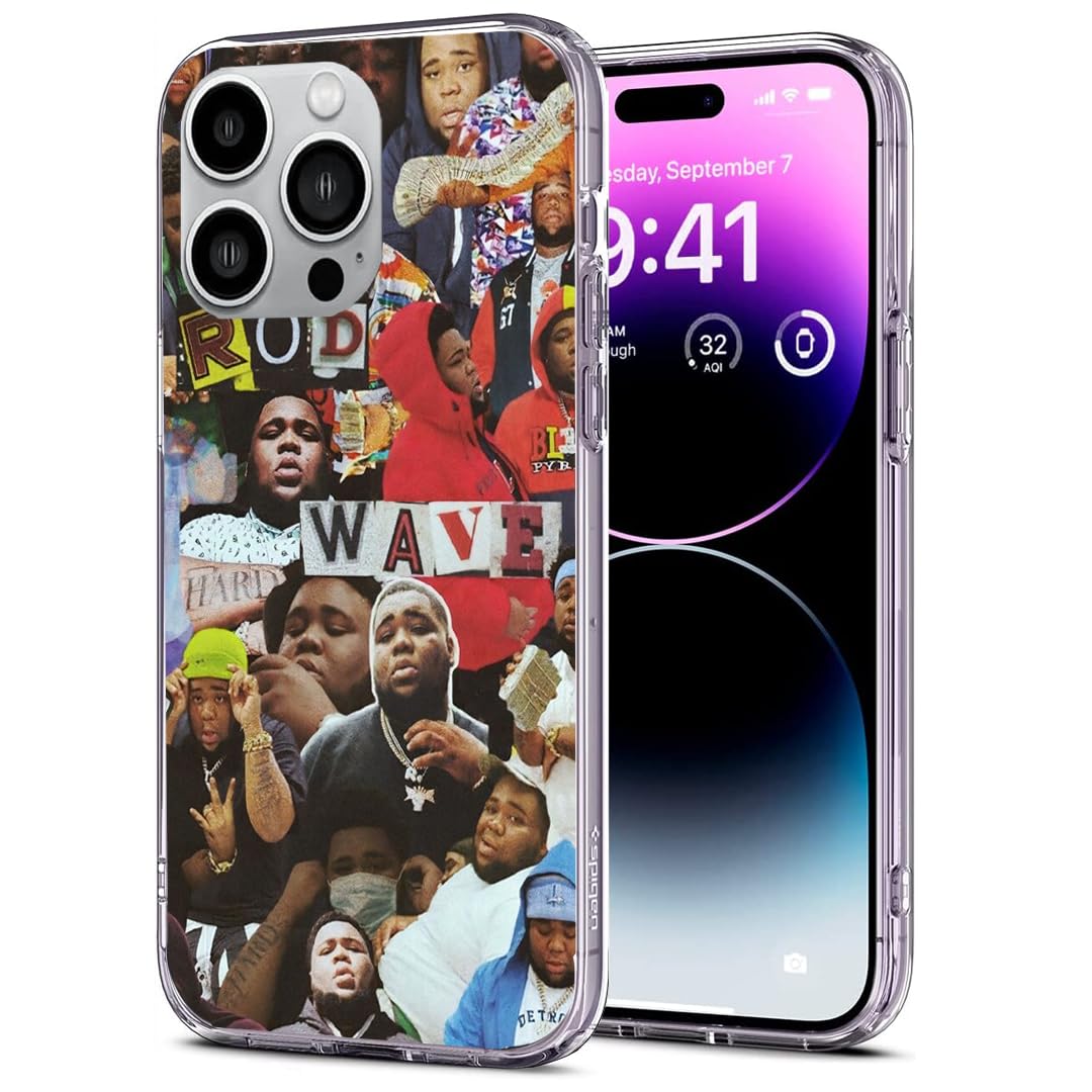 KERALIfor Rod Cover Wave Phone Case Compatible with iPhone 13 14 Pro Max 12 13 Mini 11 X Xs Xr 8 7 14 Plus SE2022 SE2020 Bumper Tested (Colour, iPhone 15 Plus)