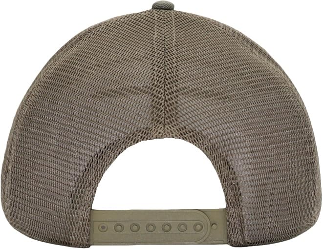 Image of Mens Mesh Snapback Hat Fits One Size & XXL | Structured Adjustable Trucker Hats | Sturdy Outdoor Blank Baseball Cap