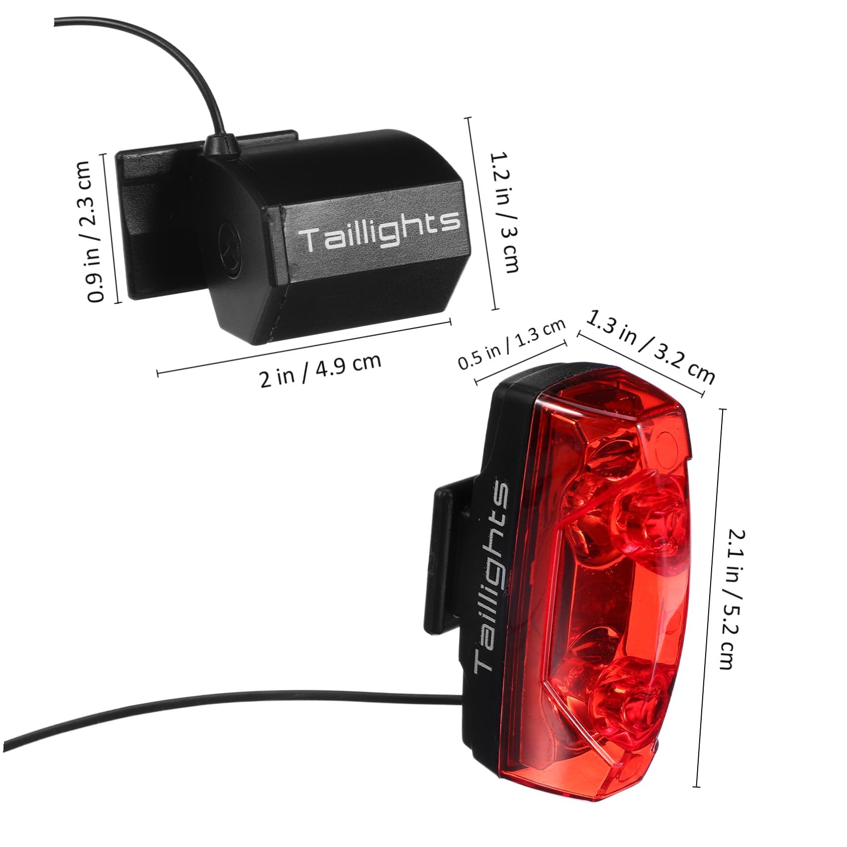 Happyyami 4piezas Luces Traseras De Bicicleta Led Recargables USB Fáciles De Instalar para Seguridad Noches Compatible Bicicletas De Montaña y Eléctricas Diseño Moderno y Alta