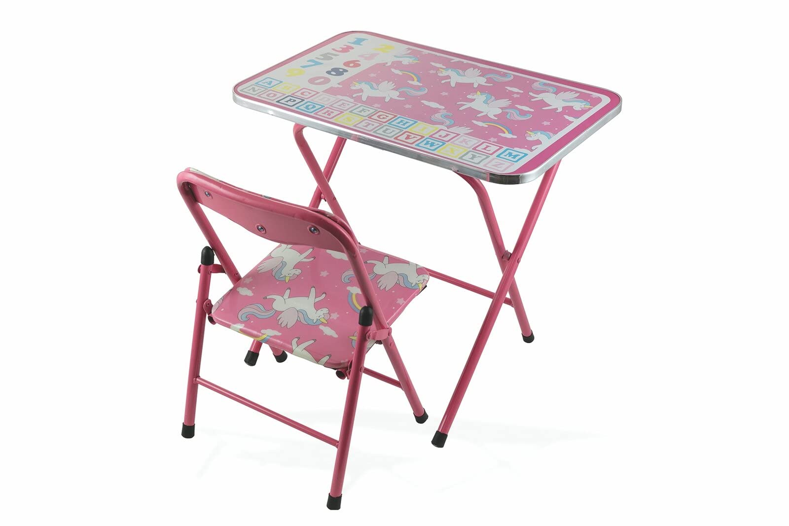 Set Bimbo Tavolo+Sedia 60x40xh50 unicorni