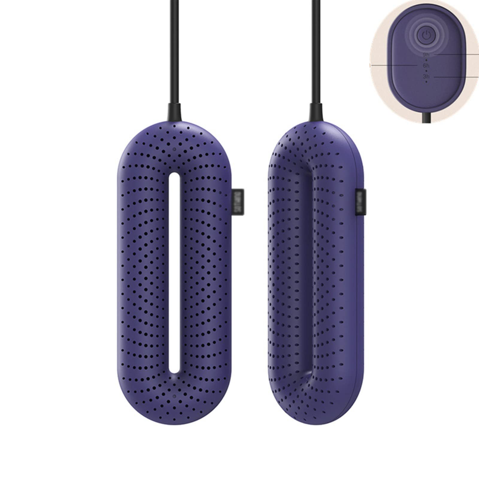 Asciuga Scarpe Elettricom Scaldascarponi, Scalda e asciuga Scarpe, Asciuga Stivali Essiccatore per Scarponi, Scarponi da Sci(Purple)