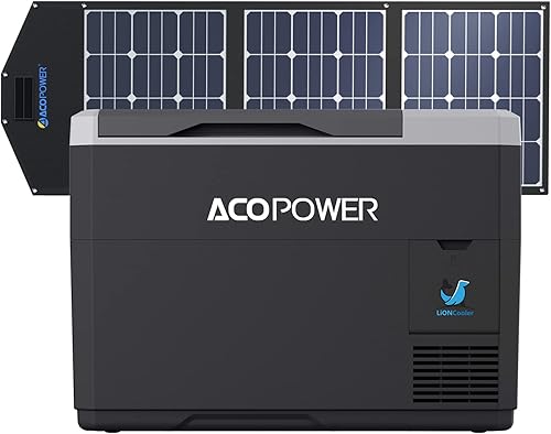 Miniatura 9 de ACOPOWER LiONCooler Pro HY-COMBO-PX30 - Congelador solar portátil de 32 cuartos de galón y panel solar de 90 W, kit combinado para camión, caravana,